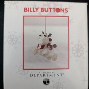 Billy Buttons Bouncing Reindeer Ornament - Discontinued 56.03003